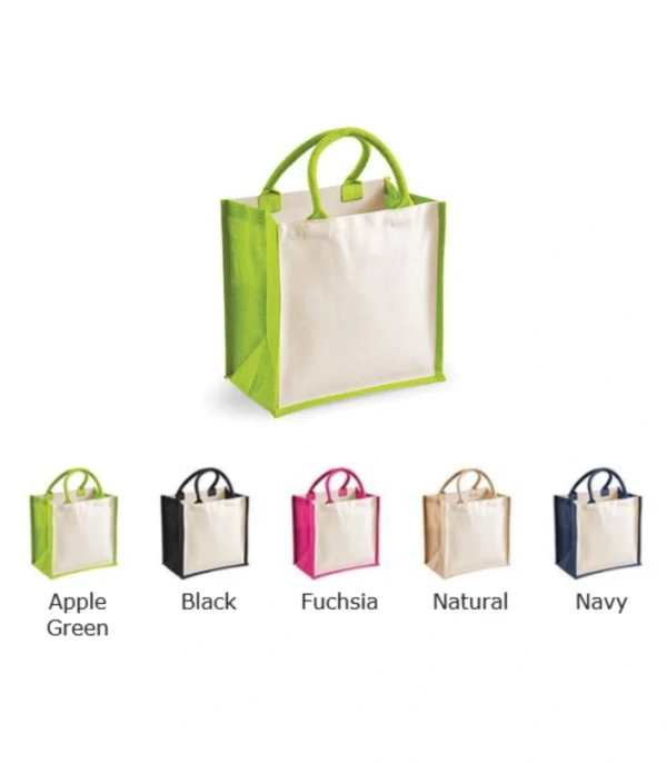 Westford Mill W421 Printers Midi Jute Bag